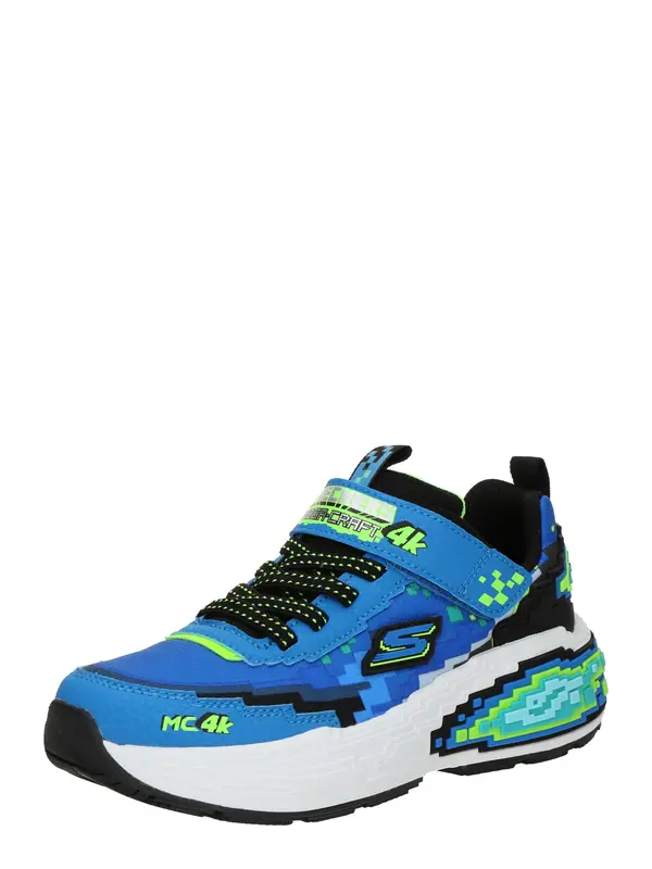 SKECHERS SKECHERS Superge 'MEGA-CRAFT 4K'  modra / azur / neonsko zelena / črna
