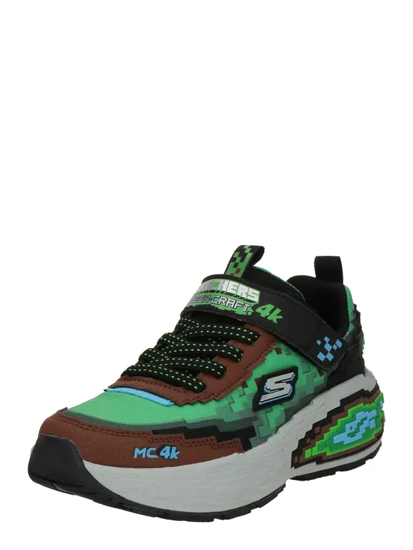 SKECHERS SKECHERS Superge 'MEGA-CRAFT 4K'  rjava / siva / zelena / črna