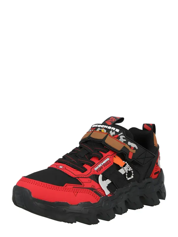 SKECHERS SKECHERS Superge 'MEGA-FLEX LITE-SKECHERS TUFF'  rdeča / črna / bela