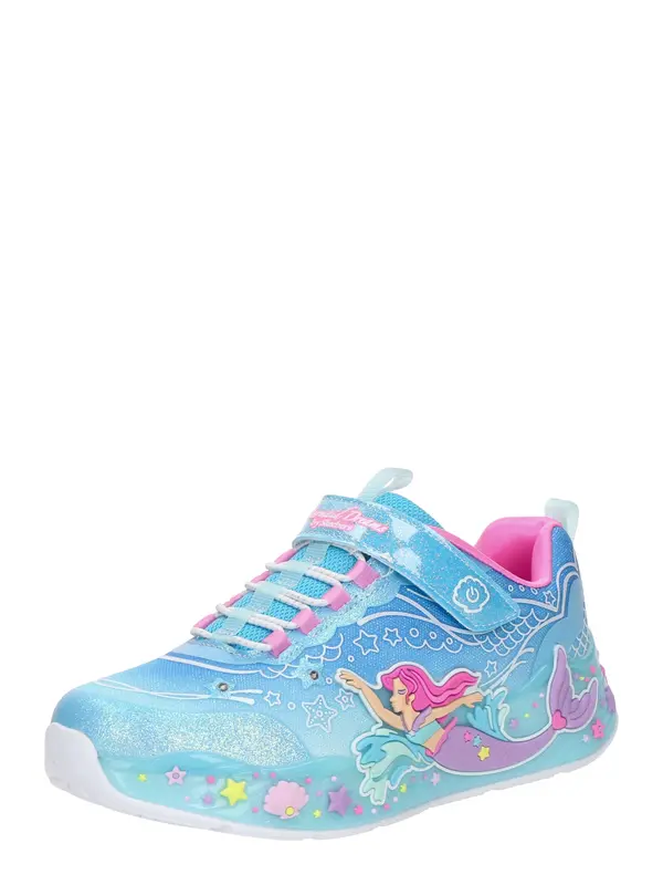 SKECHERS SKECHERS Superge 'MERMAID DREAMS'  azur / voda / svetlo roza / bela