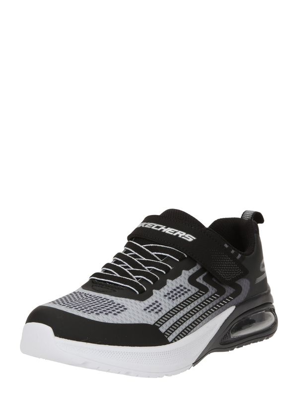 SKECHERS SKECHERS Superge 'MICROSPEC ADVANCE'  svetlo siva / črna / bela