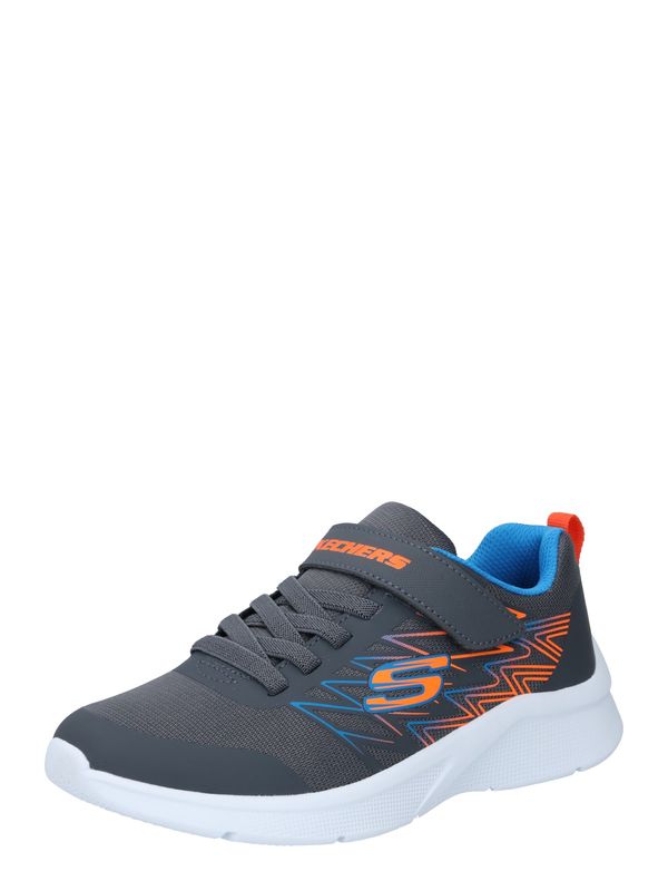 SKECHERS SKECHERS Superge 'Microspec'  kraljevo modra / bazaltno siva / svetlo oranžna