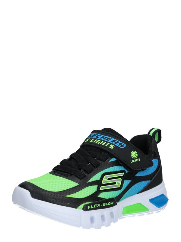 SKECHERS SKECHERS Superge  nebeško modra / neonsko zelena / črna