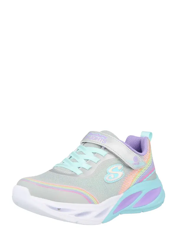 SKECHERS SKECHERS Superge  nebeško modra / pastelno zelena / lila / srebrna