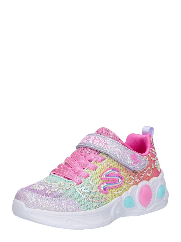 SKECHERS SKECHERS Superge  pastelno rumena / meta / roza / srebrna