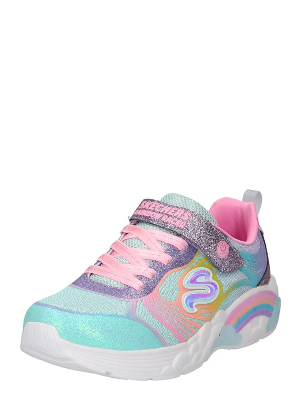 SKECHERS SKECHERS Superge 'Rainbow Racer Nova Blitz'  turkizna / lila / svetlo roza / srebrna