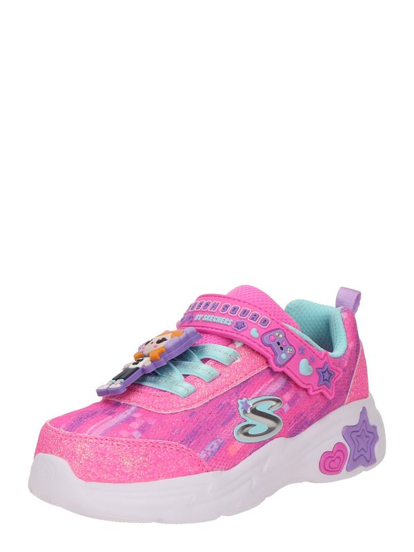 SKECHERS SKECHERS Superge 'SNUGGLE SNEAKS - SKECH SQUAD'  turkizna / temno liila / svetlo roza / bela