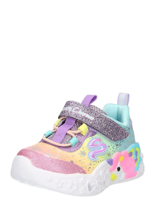 SKECHERS SKECHERS Superge 'Unicorn Charmer'  voda / pastelno rumena / lila / svetlo roza