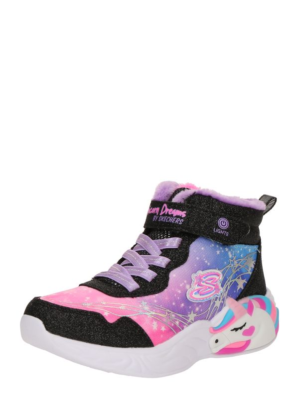 SKECHERS SKECHERS Superge 'UNICORN DREAMS'  svetlo lila / svetlo roza / črna / bela