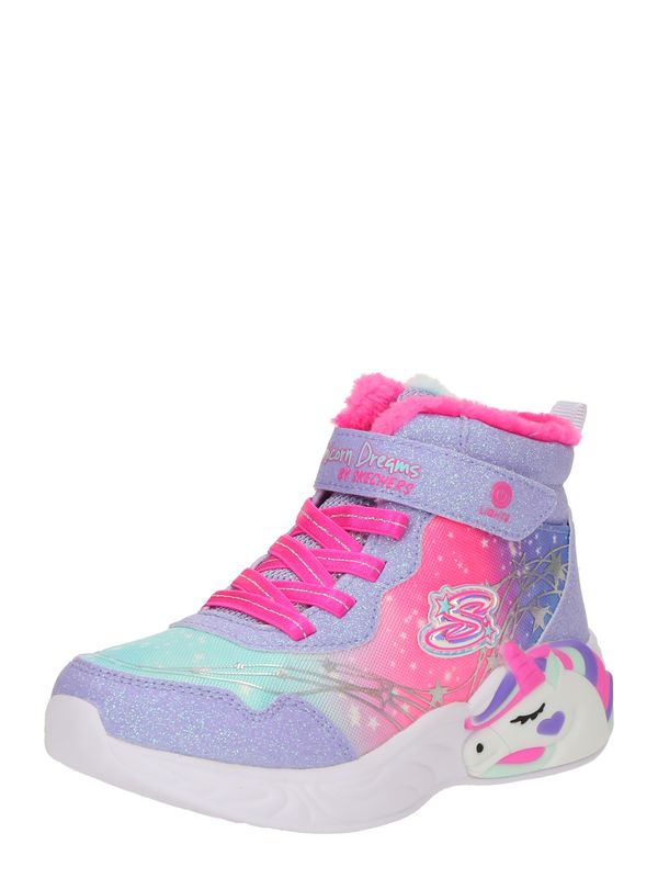 SKECHERS SKECHERS Superge 'UNICORN DREAMS'  svetlo modra / sivka / roza