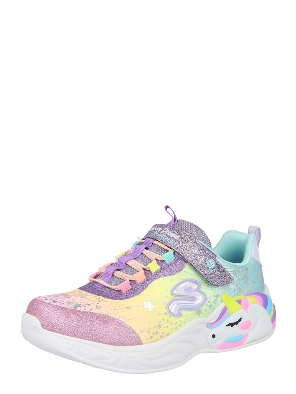 SKECHERS SKECHERS Superge 'Unicorn Dreams'  turkizna / svetlo rumena / svetlo lila / roza