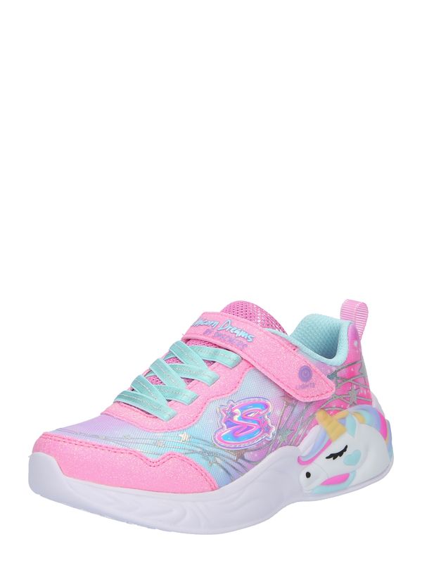 SKECHERS SKECHERS Superge 'UNICORN DREAMS - WISHFUL MAGIC'  svetlo modra / mauve / svetlo roza / srebrna