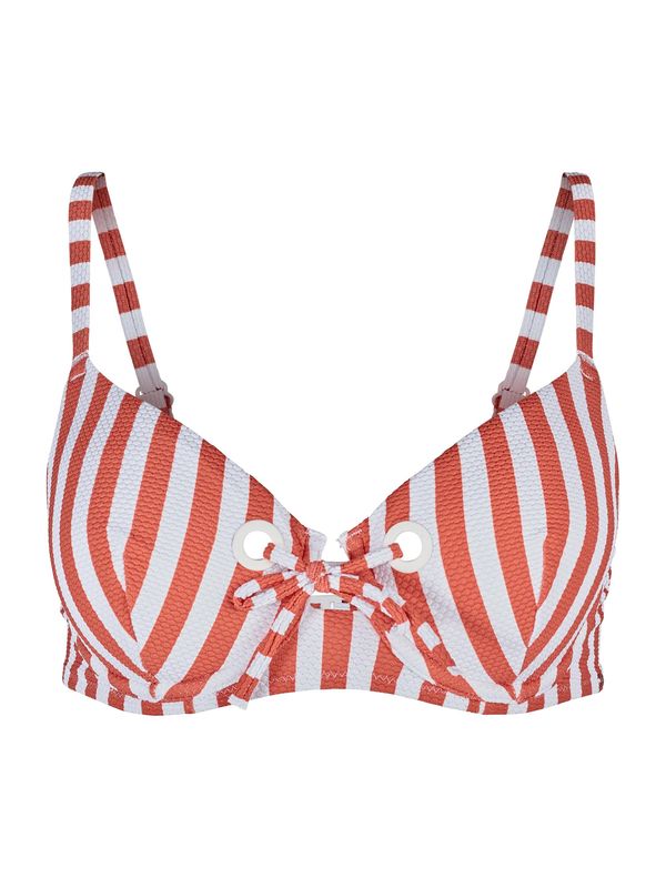 Skiny Skiny Bikini zgornji del  temno oranžna / bela