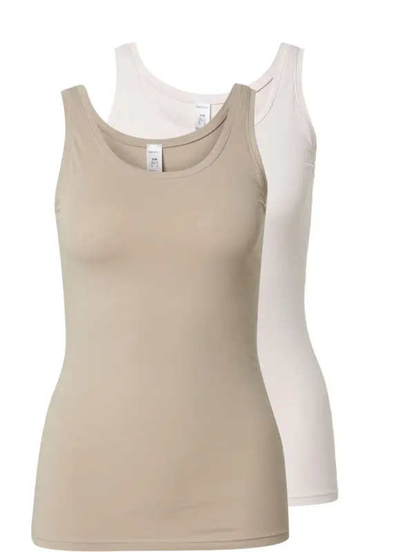 Skiny Skiny Top  nude / temno bež