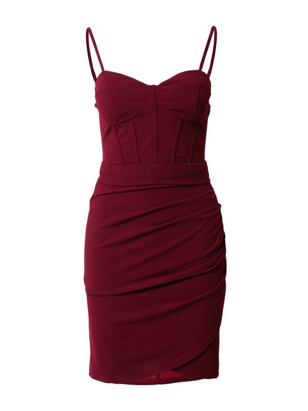 Skirt & Stiletto Skirt & Stiletto Obleka  vinsko rdeča