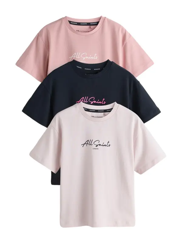 smALLSAINTS smALLSAINTS Majica  roza / rosé / črna / bela