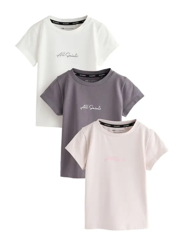smALLSAINTS smALLSAINTS Majica  temno siva / rosé / bela