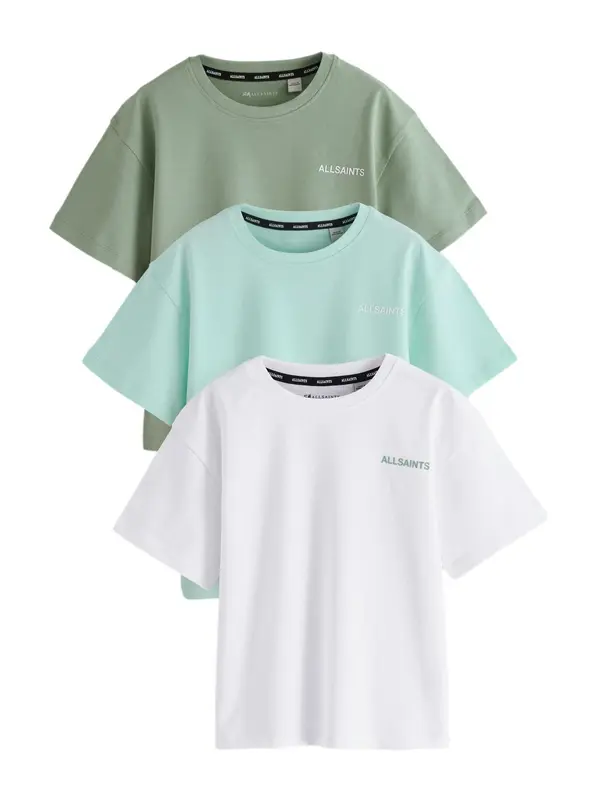 smALLSAINTS smALLSAINTS Majica  zelena / meta / bela