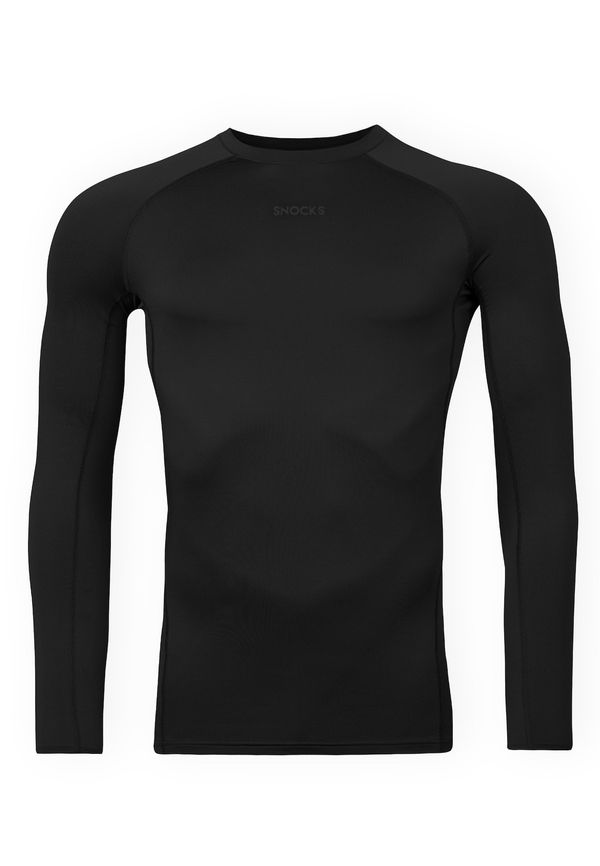 SNOCKS SNOCKS Funkcionalna majica  črna