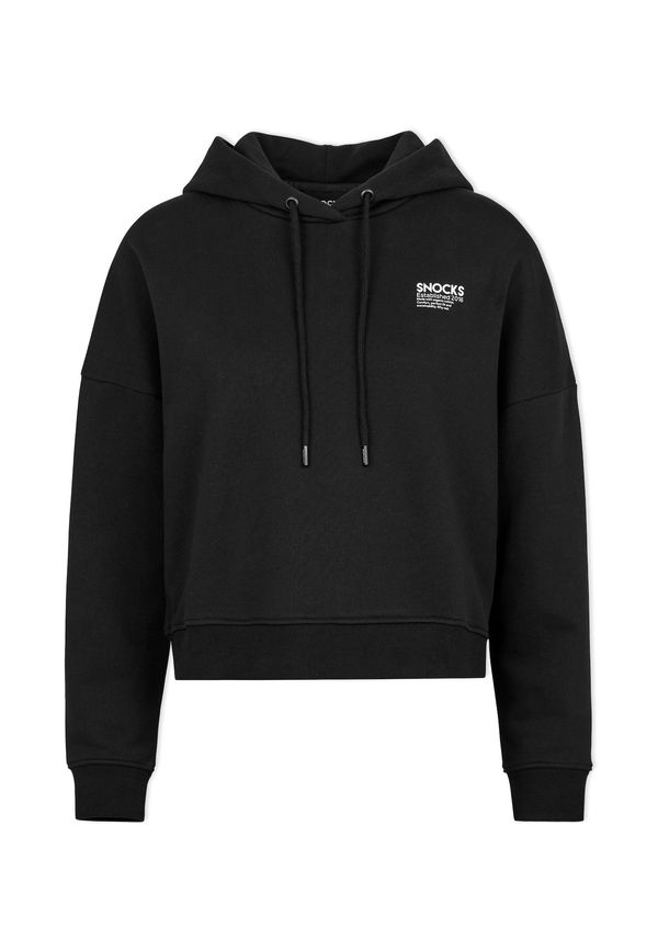 SNOCKS SNOCKS Majica  črna / bela