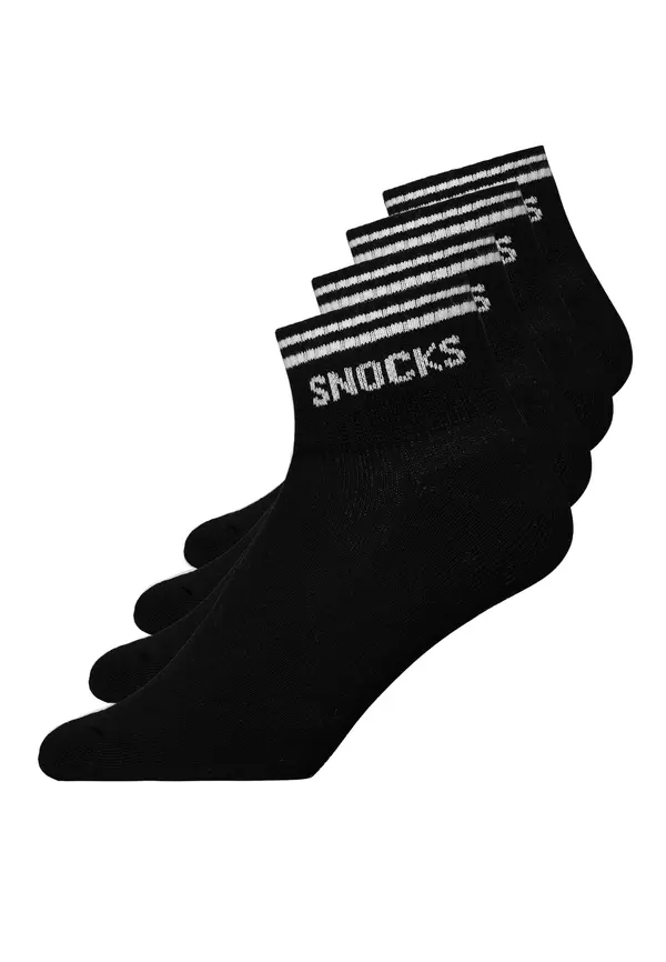 SNOCKS SNOCKS Nogavice  črna / bela