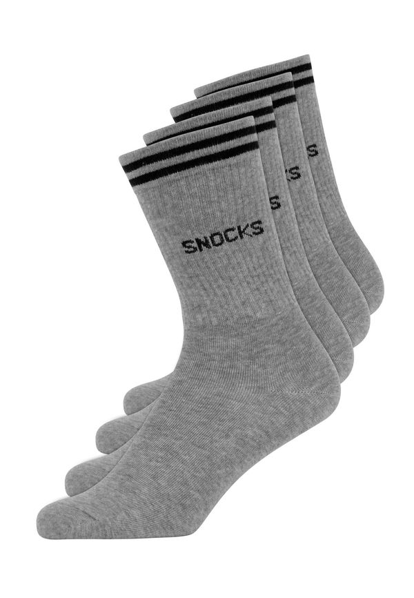SNOCKS SNOCKS Športne nogavice  pegasto siva / črna