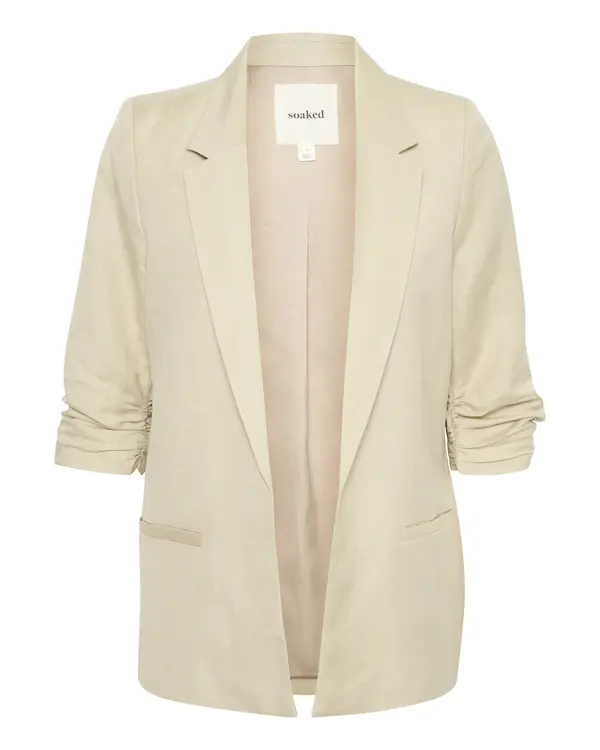 SOAKED IN LUXURY SOAKED IN LUXURY Blazer 'Malia'  svetlo zelena