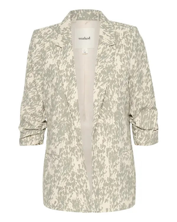 SOAKED IN LUXURY SOAKED IN LUXURY Blazer 'Shirley'  bež / kaki