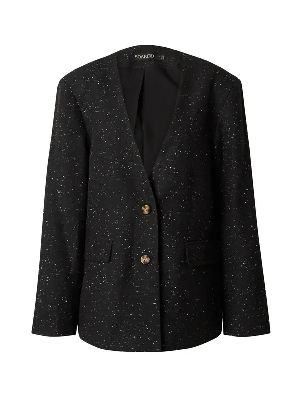 SOAKED IN LUXURY SOAKED IN LUXURY Blazer 'Sus'  črna / srebrna