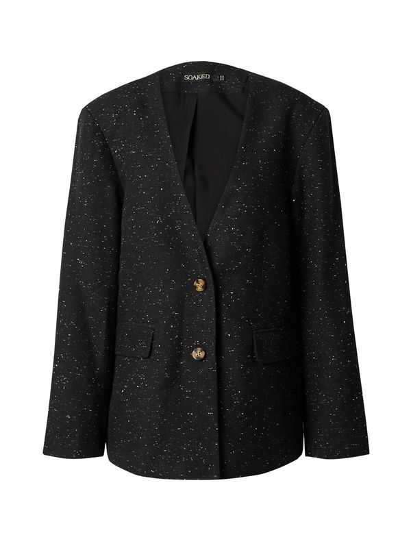 SOAKED IN LUXURY SOAKED IN LUXURY Blazer 'Sus'  črna / srebrna