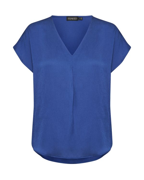 SOAKED IN LUXURY SOAKED IN LUXURY Bluza 'Loana'  modra