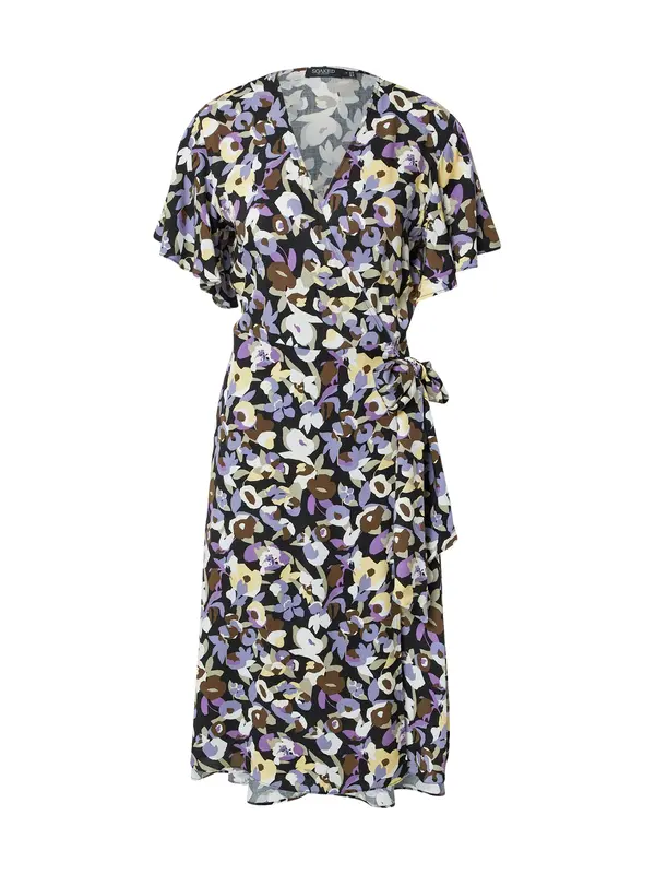 SOAKED IN LUXURY SOAKED IN LUXURY Obleka 'Cindra'  rjava / lila / črna / bela