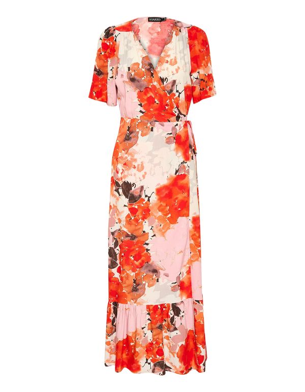 SOAKED IN LUXURY SOAKED IN LUXURY Obleka  oranžna / bela