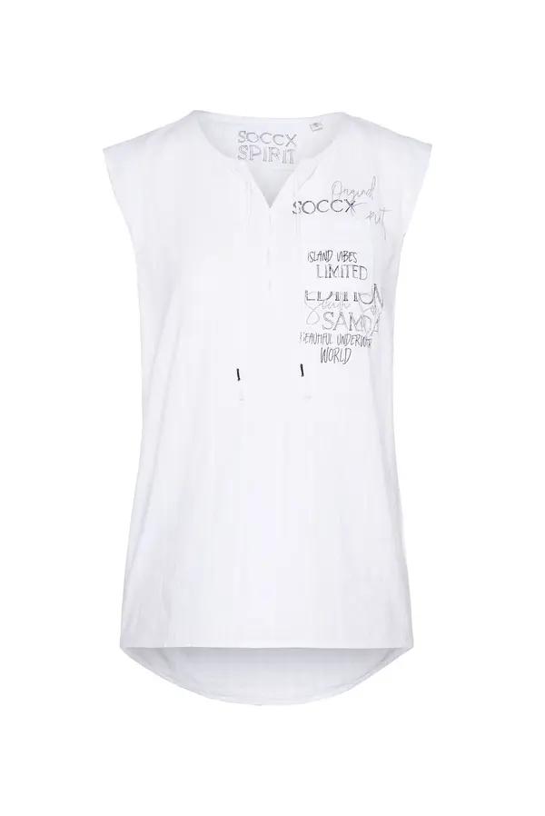 Soccx Soccx Bluza  črna / bela