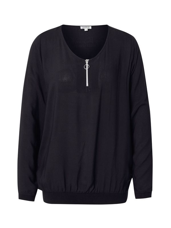 Soccx Soccx Bluza  črna / bela