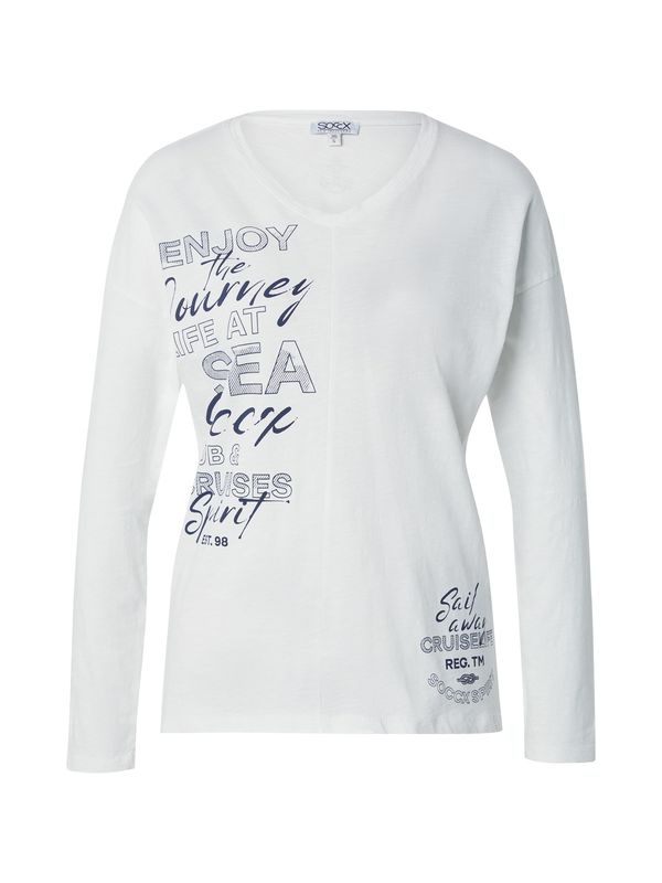 Soccx Soccx Majica  encijan / bela