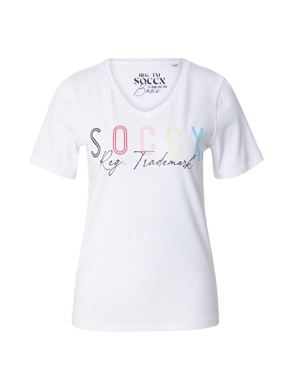 Soccx Soccx Majica  mešane barve / bela