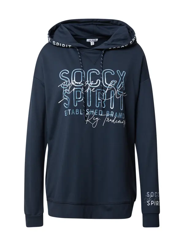 Soccx Soccx Majica  svetlo modra / temno modra / bela