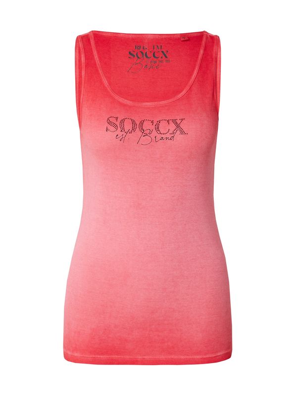 Soccx Soccx Top 'TA:MI'  svetlo roza / brusnica / črna