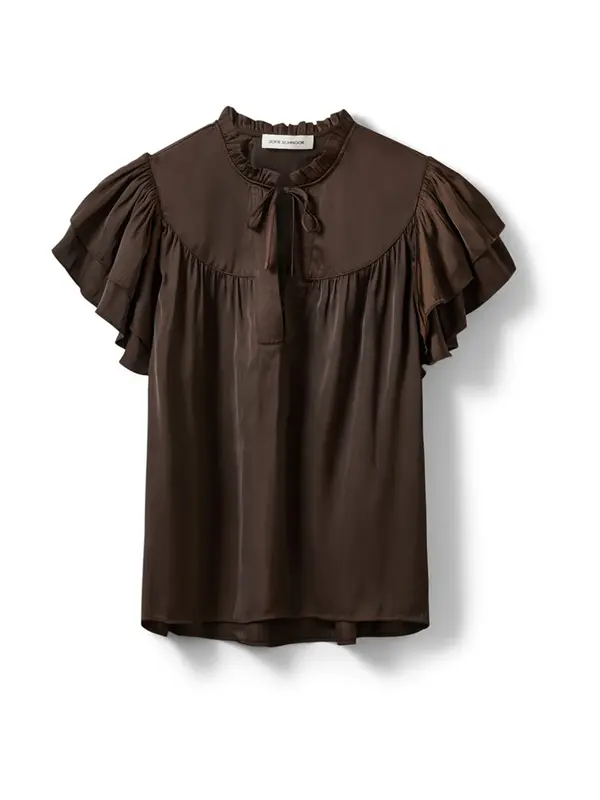 Sofie Schnoor Sofie Schnoor Bluza 'LALILA'  temno rjava