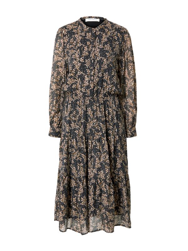 Sofie Schnoor Sofie Schnoor Dolga srajca  temno bež / oranžna / črna / bela