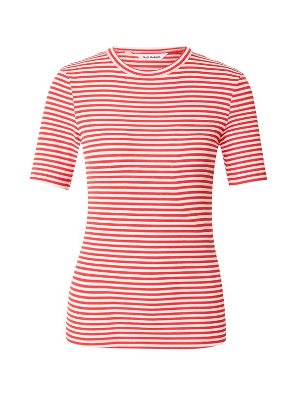 Soft Rebels Soft Rebels Majica 'Fenja'  bež / rdeča