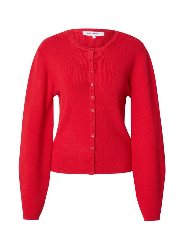 Soft Rebels Soft Rebels Pletena jopa 'Mushi'  živo rdeča