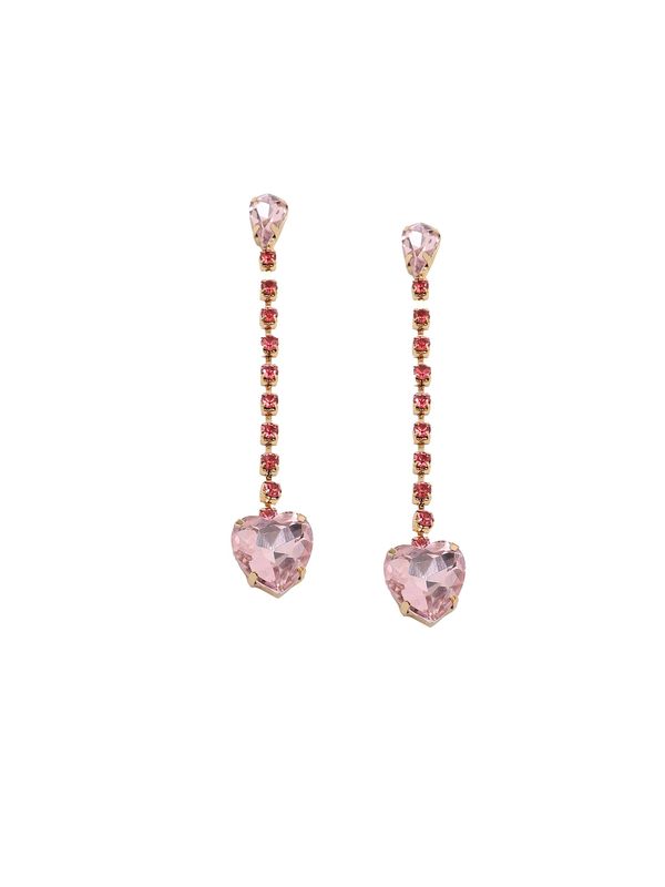 SOHI SOHI Uhani 'Hridya'  zlata / roza / temno roza