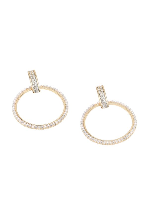 SOHI SOHI Uhani  zlata / transparentna