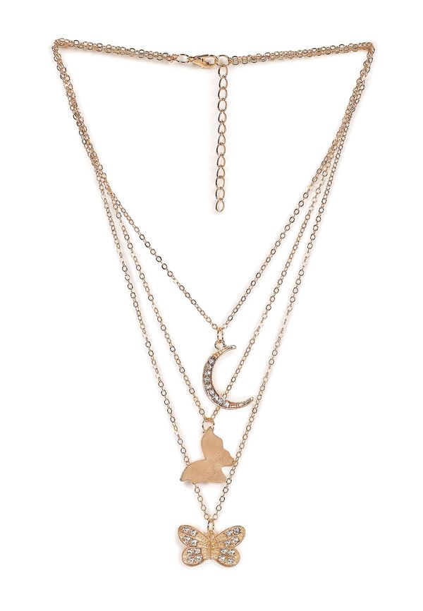 SOHI SOHI Verižica ' Claire '  zlata / transparentna