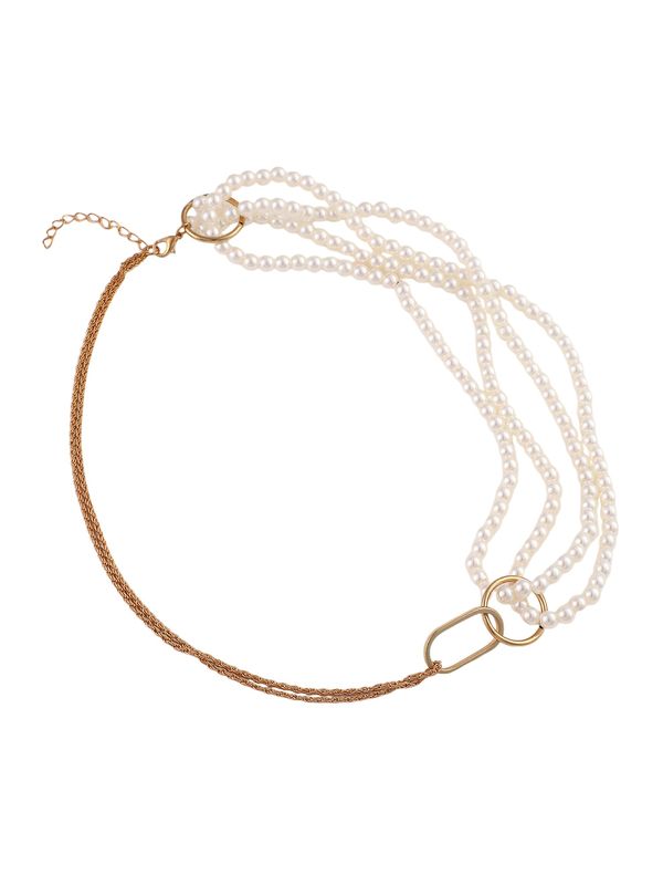 SOHI SOHI Verižica 'Roxane'  zlata / bela