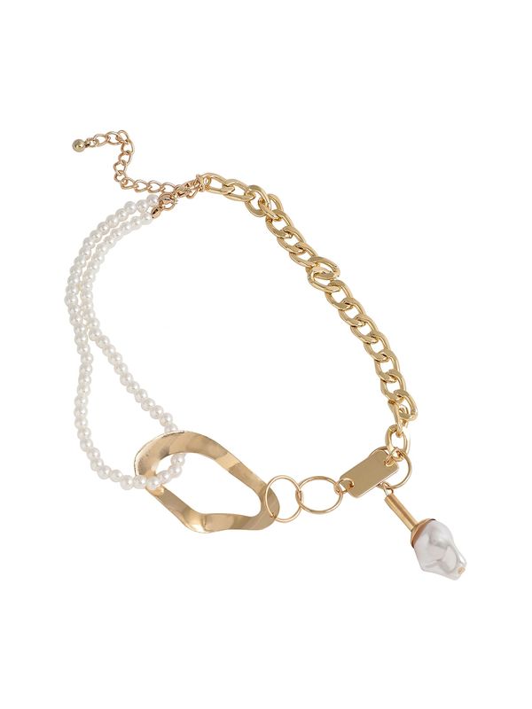 SOHI SOHI Verižica  zlata / biserno bela