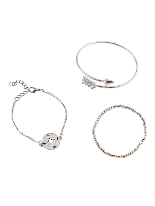 SOHI SOHI Zapestnica 'Rosannah'  srebrna