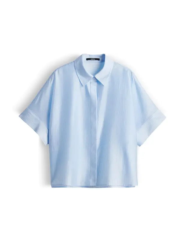 Someday Someday Bluza 'Zulin'  pastelno modra / bela